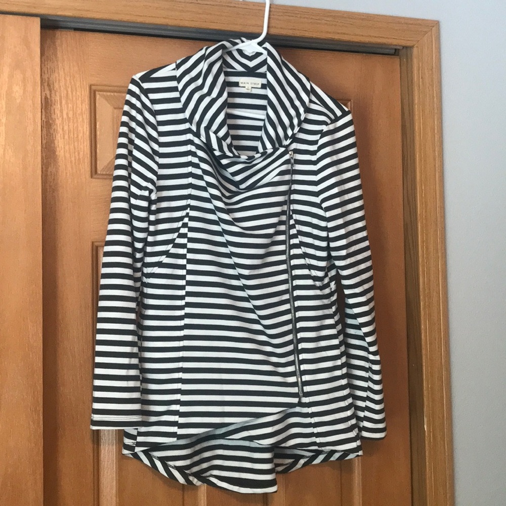 Charcoal Striped Jacket